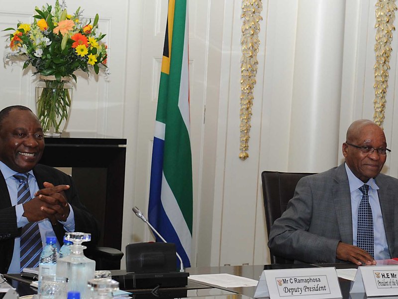 Zuma and Ramaphosa 2