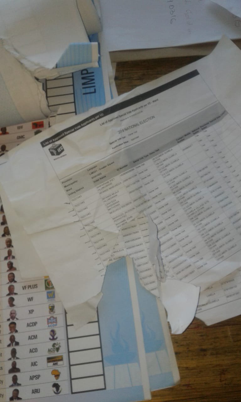 Limpopo ballot papers destroyed 3