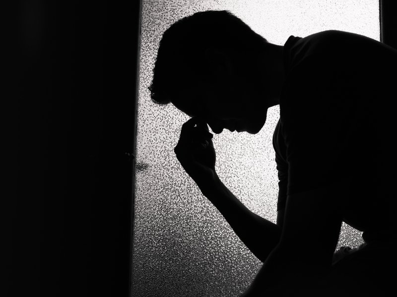 Abused man