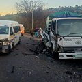 Three vehicles, including a truck and a minibus taxi carrying passengers, collided in the KwaNdengezi area