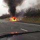 burning car