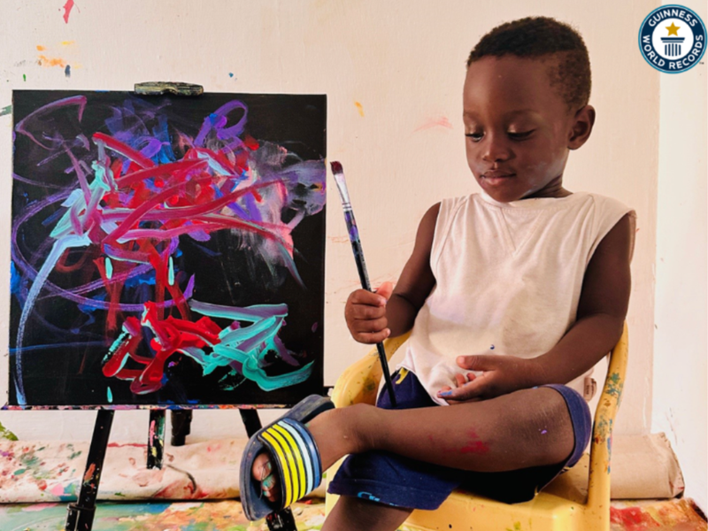 Ace-Liam the world's youngest artist from Ghana