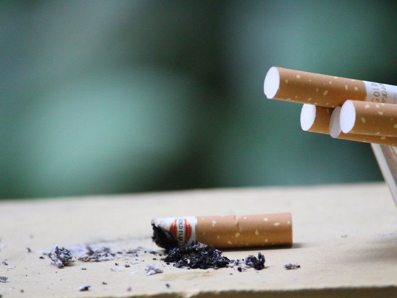 smoking break