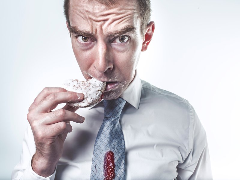 weird eating guy / pexels