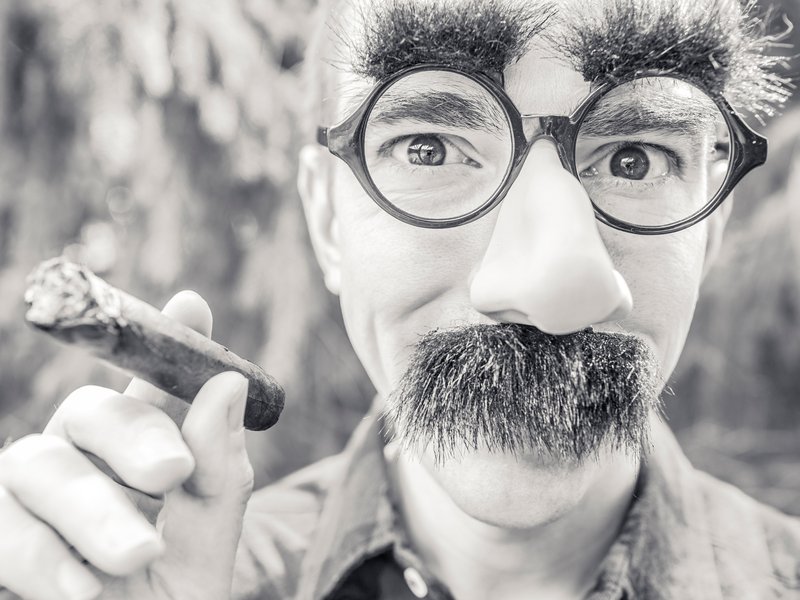weird man / pexels