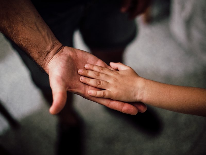 children hand