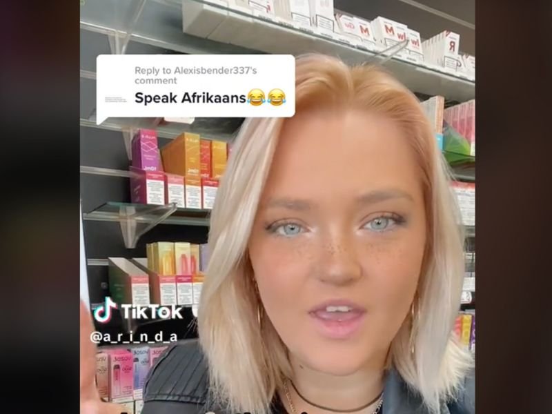 New Zealand TikToker proves she's from South africa by speaking fluent Afrikaans