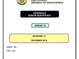 exam economics exam paper afrikaans medium of instruction
