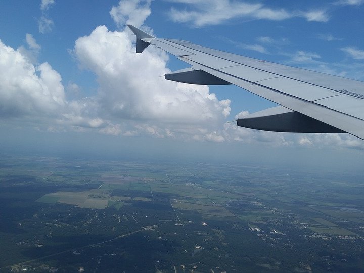 plane in flight