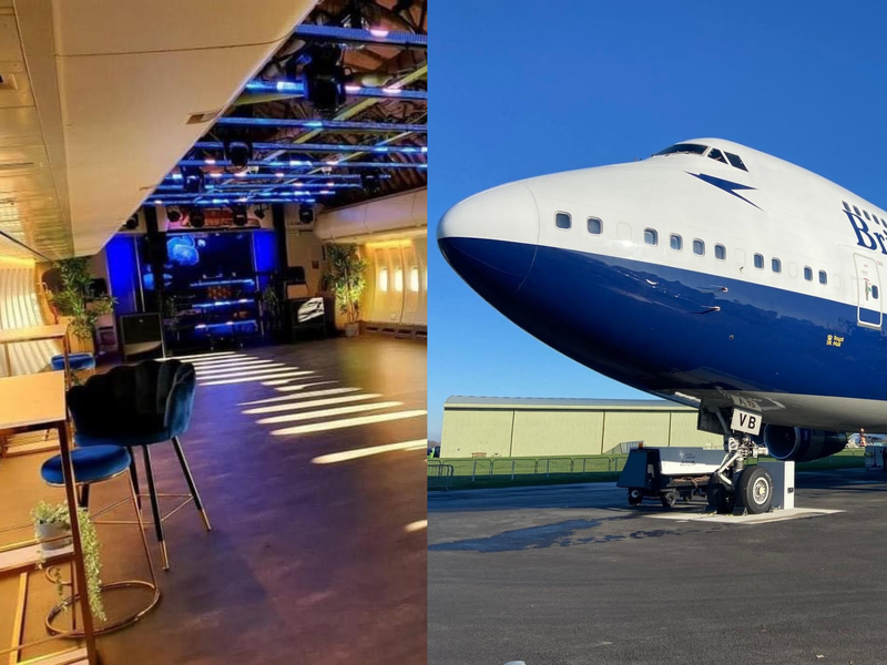Party plane British Airways