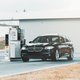 car at filling station