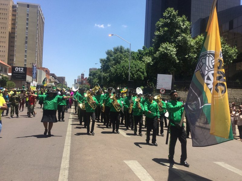ANCWL marching