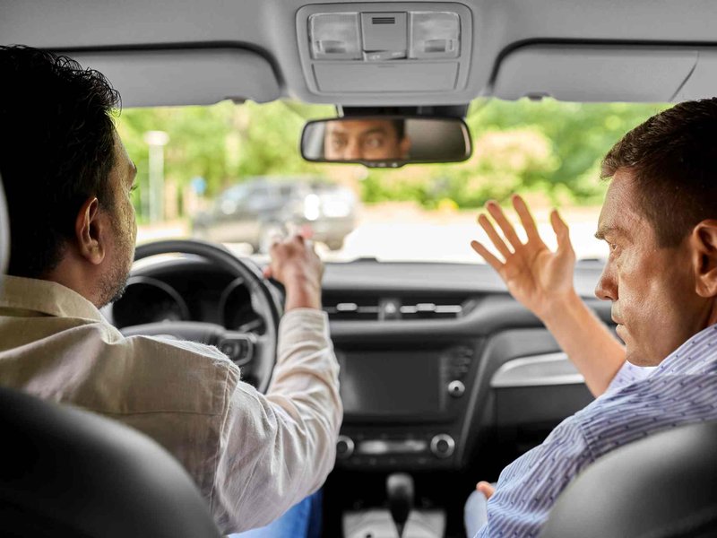 Instructor fed up with learner's poor driving skills