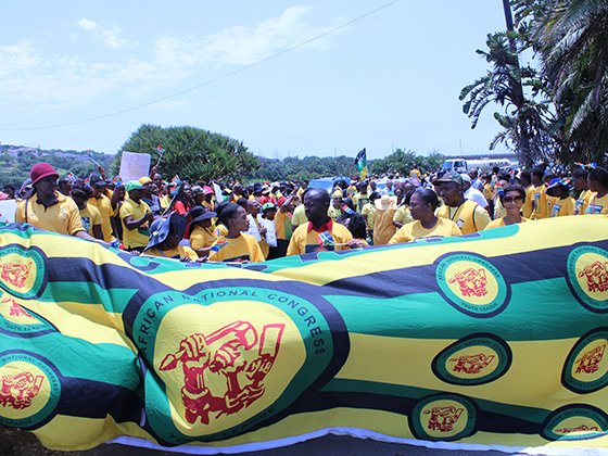 Anti-racism march in Scottburgh