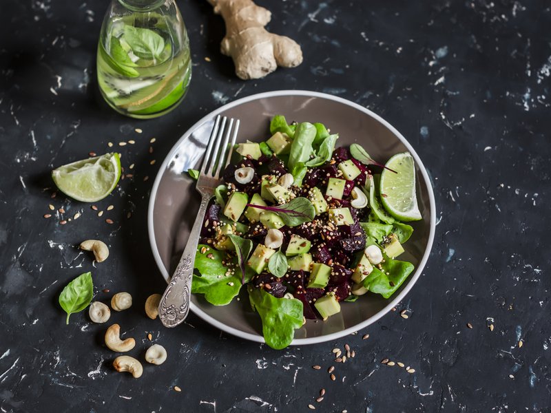 Summer crunch salad - Avocado Salad