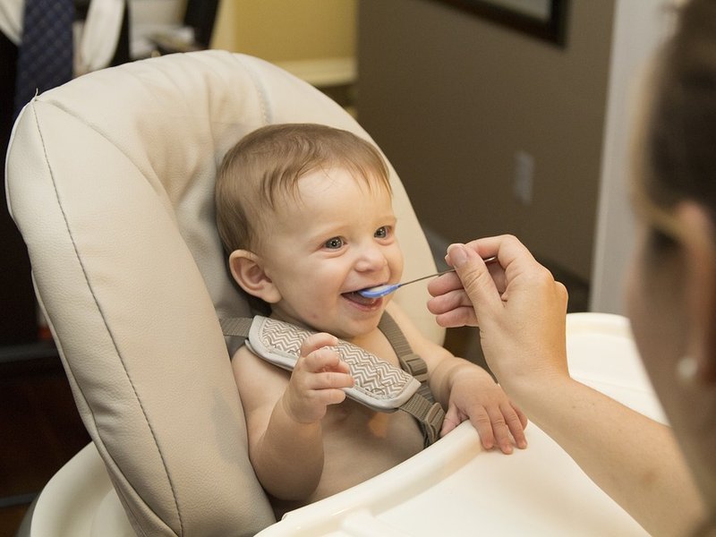 Baby eating