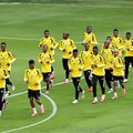 Bafana Bafana players training ahead of the 2026 FIFA World Cup