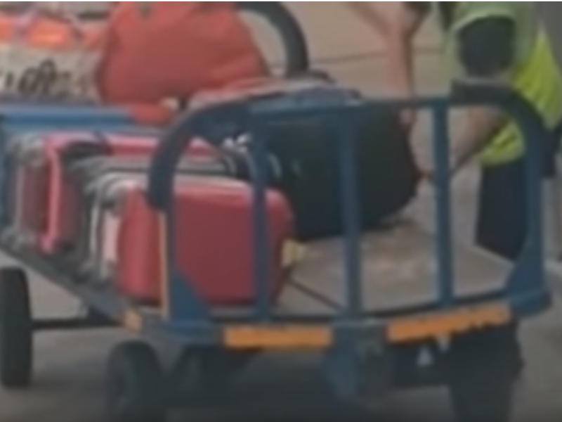 Man caught stealing from airport luggage