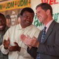 Bantu Holomisa and Roelf Meyer campaigning for UDM in 1999