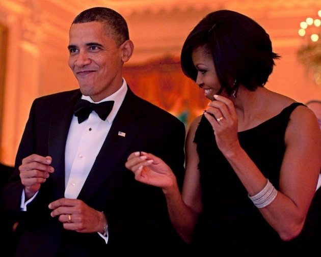 barack and michelle obama partying - YouTube