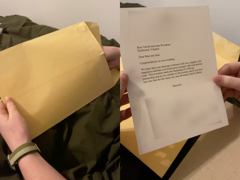 VIDEO: Famous couple reply to woman after she sent wedding invitations