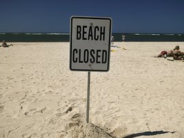 Durban beaches closed due to clean-up