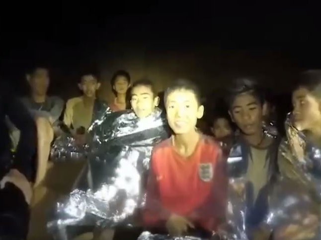 Fresh navy video shows Thai cave boys in "good health"