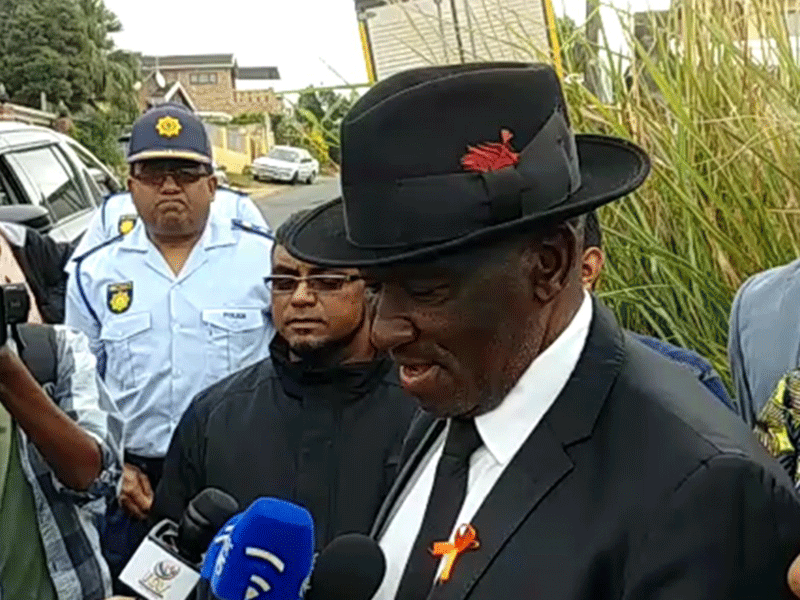 Minister Bheki Cele in Chatsworth