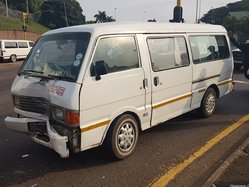 Children injured in Glen Anil taxi crash