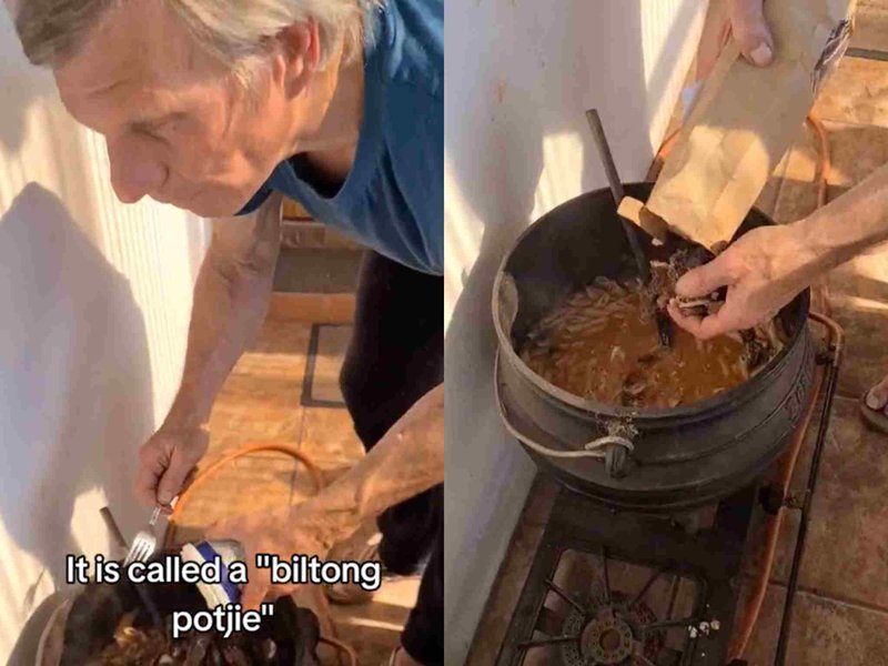 Blind father makes groundbreaking biltong potjie