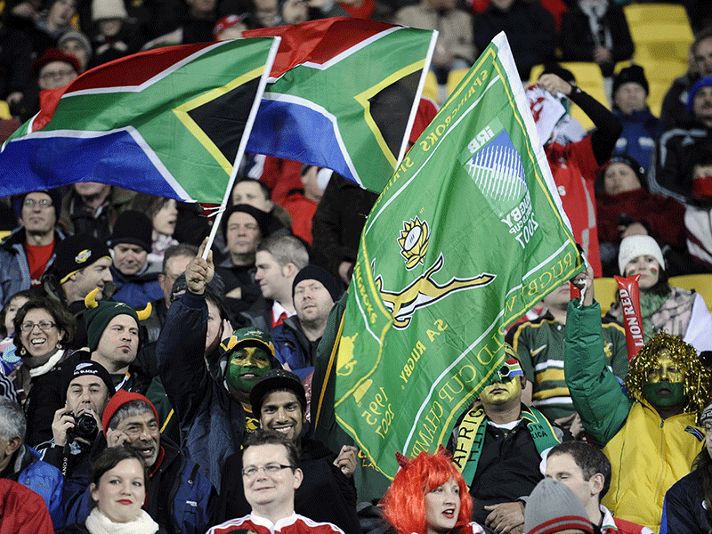 Rugby, Springboks, fans, SA