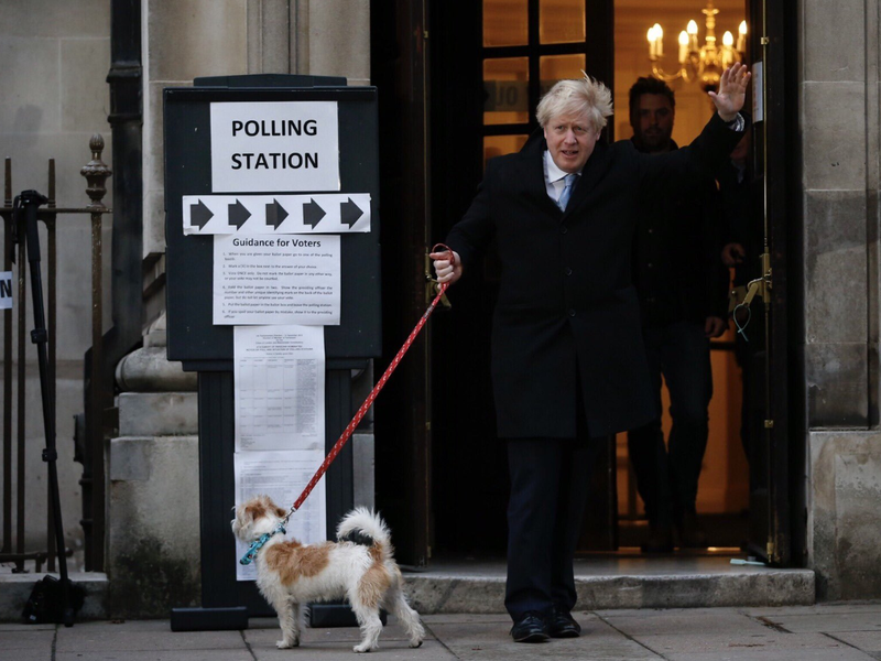Boris JOhson voting