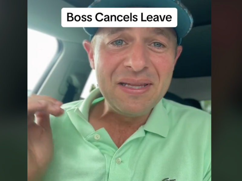 VIDEO: Employee has perfect response for boss trying to cancel leave