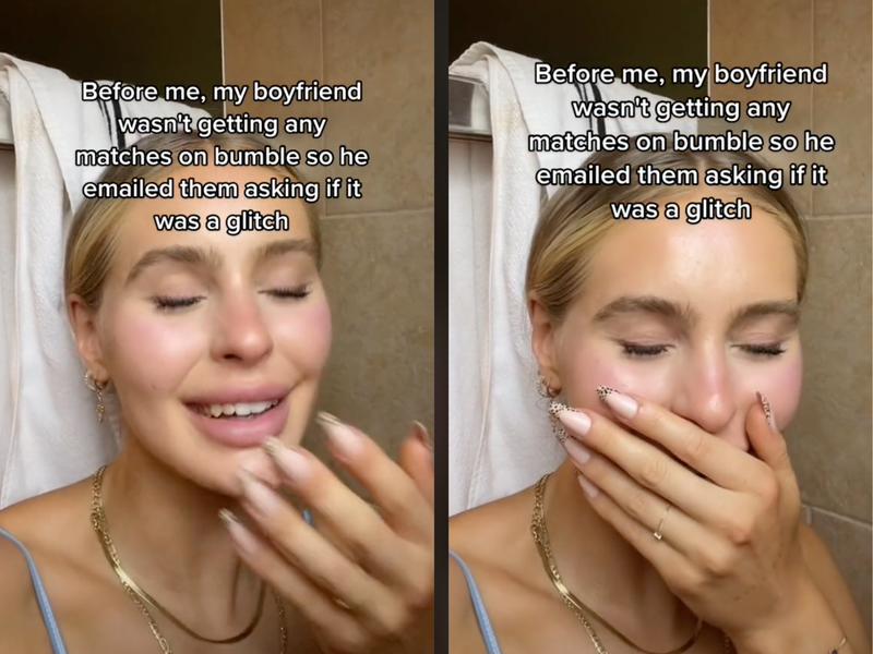 Boyfriend thinks dating app has glitch