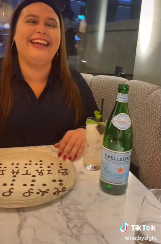 WATCH: A blind TikToker shares a special birthday celebration