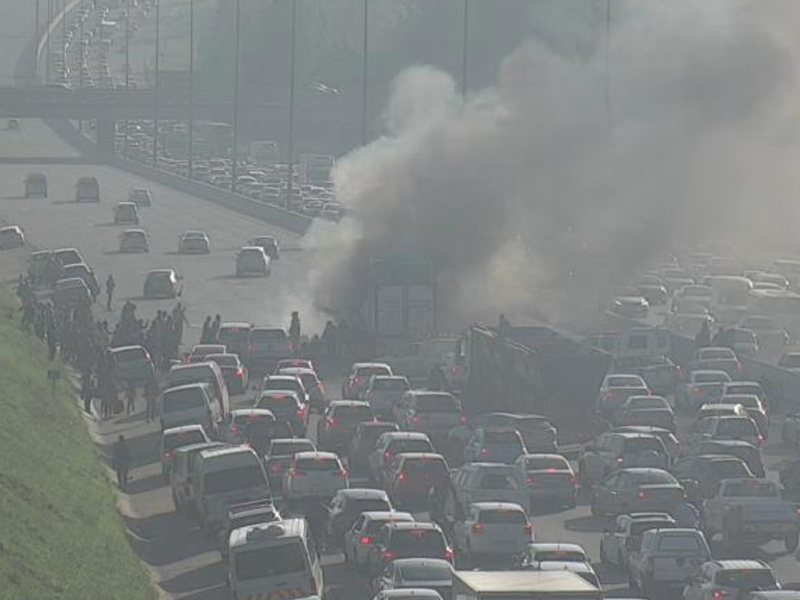 N1 bus fire