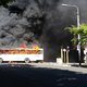 Bus fire braamfontein wits protest