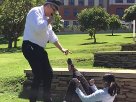 Bylaw police on patrol cracks the whip