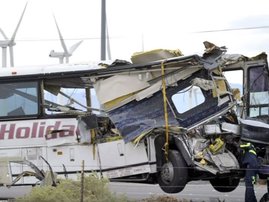 California bus crash