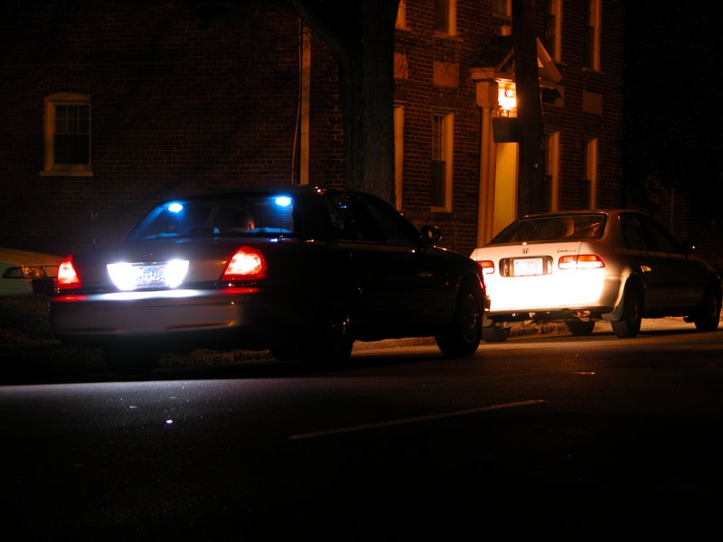 Car at night