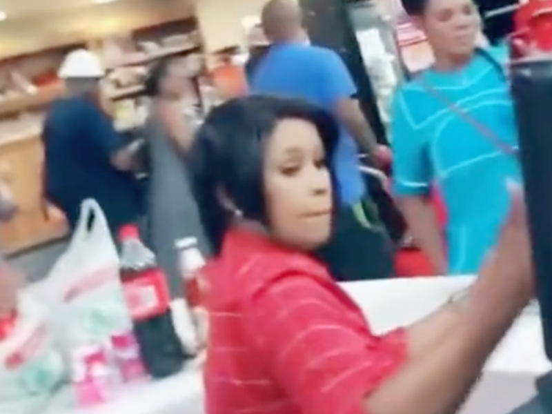 Cardi B look-alike