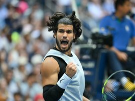 Carlos Alcaraz pumped at the 2026 US Open