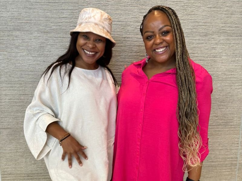 Carol Ofori and Thami Nkadimeng