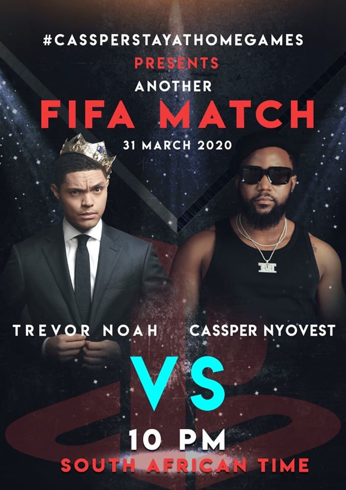 Cassper Nyovest and Trevor Noah