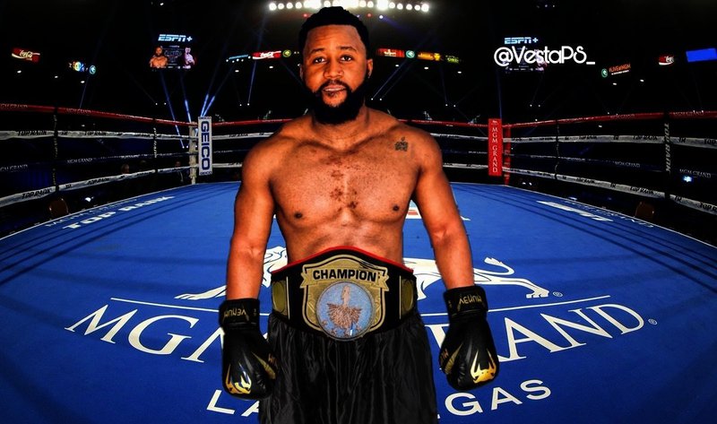 Cassper Nyovest in his boxing outfit