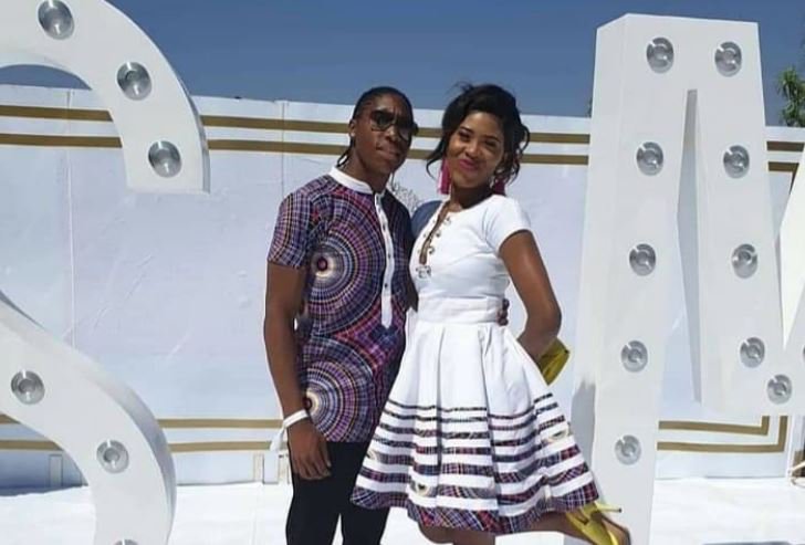 Caster Semenya and her wife Violet