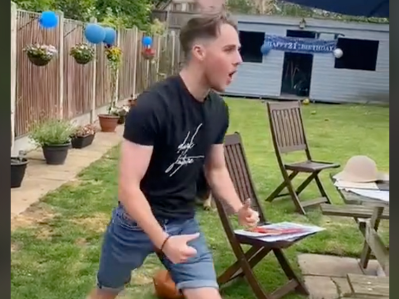 VIDEO: Son finds out about three-year prank by parents on birthday