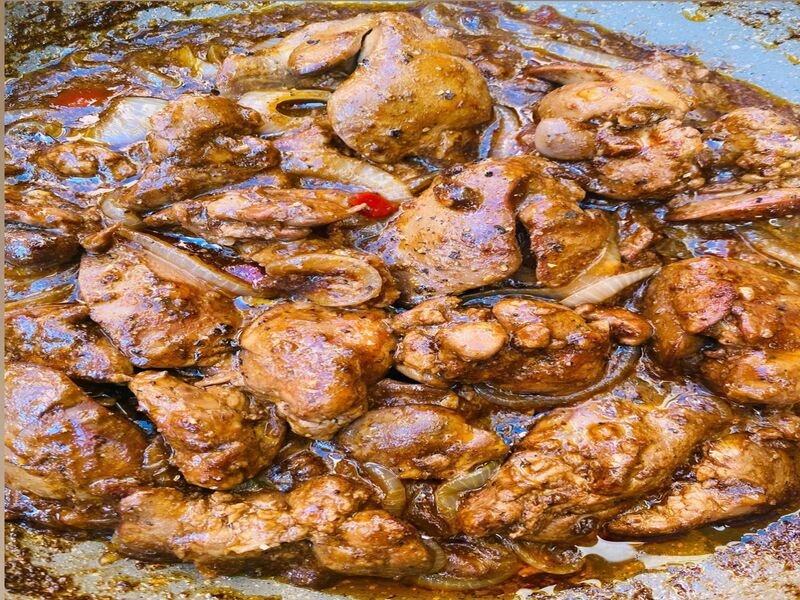 The G’s kitchen Chicken livers