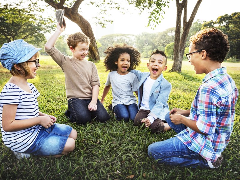 Kids playing