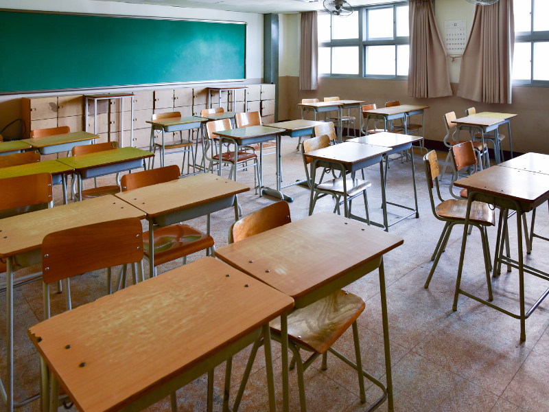 Classroom desks